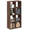 vidaXL Librer&iacute;a divisor madera ingenier&iacute;a marr&oacute;n roble 69,5x29x137,5cm