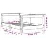 vidaXL Estructura de cama para ni&ntilde;os madera maciza de pino 70x140 cm