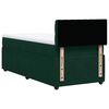 vidaXL Cama box spring con colch&oacute;n terciopelo verde oscuro 100x200 cm