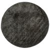 vidaXL Alfombra pelo largo aspecto brillante ISTAN antracita &Oslash; 120 cm