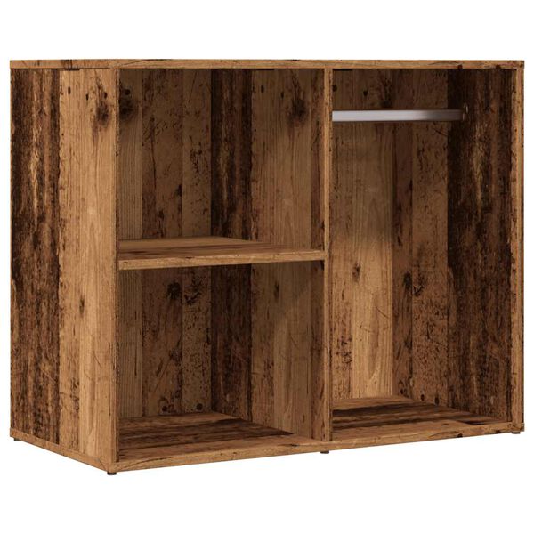 vidaXL Mueble de vestidor madera de ingeniería madera vieja 80x40x65cm