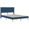 vidaXL Estructura de cama con cabecera Azul 160 x 200 cm tela