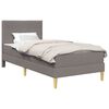 vidaXL Estructura de cama 90 x 200 cm Taup&eacute;