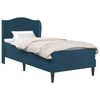 vidaXL Estructura de cama con cabecera Azul 90 x 200 cm Terciopelo