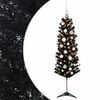 vidaXL &Aacute;rbol de Navidad artificial estrecho con bolas 120 cm 150 LED