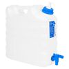 vidaXL Garrafa de agua con grifo y dispensador de jab&oacute;n pl&aacute;stico 15 l