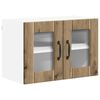 vidaXL Mueble de Cocina Lucca 2 pcs Roble Artesanal 60 x 31 x 40 cm