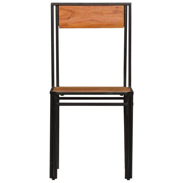 vidaXL Sillas de comedor 6 unidades madera maciza de acacia