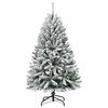 vidaXL Árbol de Navidad artificial Verde y 120 cm PVC y Metal