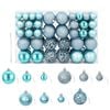 vidaXL Bolas de Navidad 100 unidades turquesa 3 / 4 / 6 cm