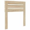 vidaXL Cabecero con cabecera Roble Sonoma 75 cm Madera contrachapada