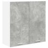 vidaXL Mueble colgante Gris Concreto 80 x 31 x 80 cm