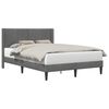 vidaXL Estructura de cama Gris oscuro 120 x 200 cm Terciopelo