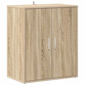 vidaXL Zapatero madera de ingenier&iacute;a roble Sonoma 60x35x70 cm