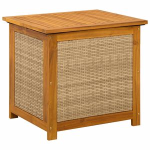 vidaXL Caja de Almacenamiento para Jard&iacute;n 88 L Madera de Acacia S&oacute;lida