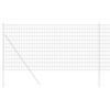 vidaXL Cerca Euro Gris 1 x 25 m Hierro recubierto de PVC