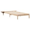 vidaXL Estructura de Cama con Mesitas Natural 80 x 220 cm