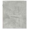 vidaXL Mesillas de noche de pared 2 uds gris hormig&oacute;n 38x34x40 cm