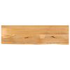 vidaXL Tablero de mesa borde natural madera maciza mango 140x20x2,5 cm