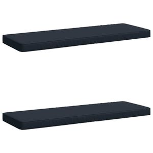 vidaXL Cojines para banco de 2 piezas VUGHT 2 uds. 100% Poli&eacute;ster