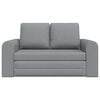 vidaXL Sof&aacute; Cama Plegable Gris Claro 148 x 71 x 83 cm tela