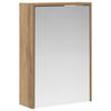 vidaXL Armario con espejo de ba&ntilde;o Roble artisan 43 x 16 x 62.5 cm