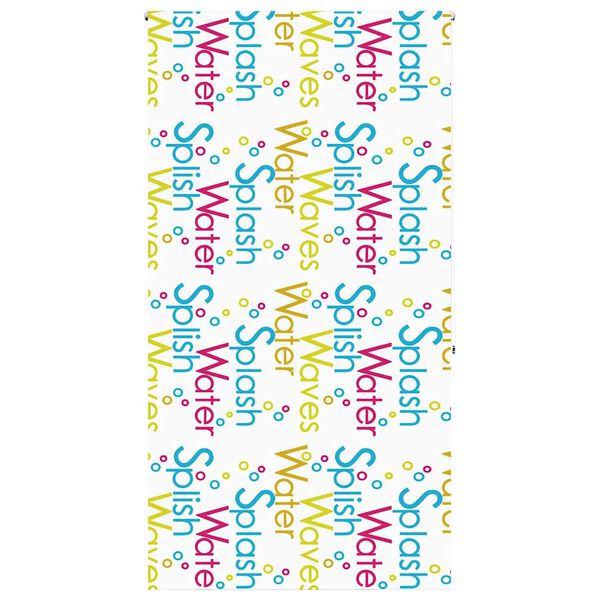 vidaXL Estor enrollable para ducha tela 120x240 cm ancho 116 cm