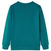 Sudadera infantil verde oscuro 104