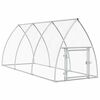vidaXL Jaula para gallinas acero galvanizado plateado 300x105x120 cm