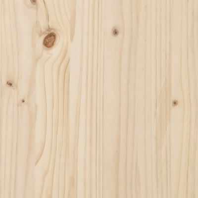 vidaXL Taburete de jardín madera maciza de pino 62x63,5x53,5 cm
