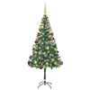 vidaXL &Aacute;rbol de Navidad artificial Verde 180 cm PVC y acero