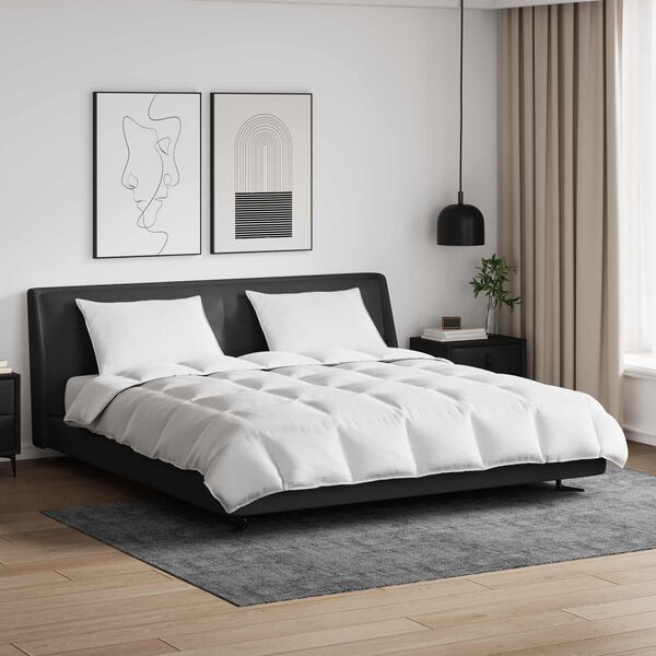 vidaXL Juego de Edred&oacute;n con almohada 3 pcs Pluma de pato