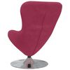 vidaXL Sill&oacute;n huevo Rojo vino Terciopelo