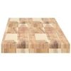 vidaXL Estantes flotantes 2 uds madera acacia sin tratar 160x30x4 cm