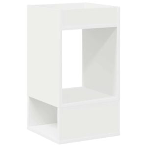 vidaXL Mesa Auxiliar 30 x 30 x 56 cm Madera de ingenier&iacute;a
