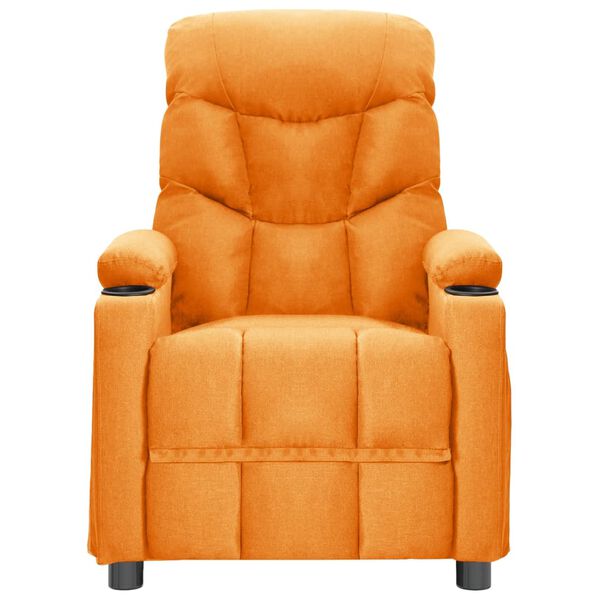 vidaXL Sill&oacute;n de masaje de tela amarillo