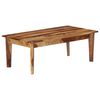 vidaXL Mesa de centro de madera maciza de acacia 110x60x40 cm