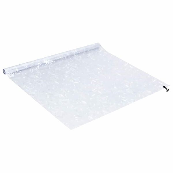 vidaXL L&aacute;mina est&aacute;tica para ventanas Patr&oacute;n de flores 90 x 500 cm PVC