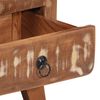 vidaXL Mesita de noche 40x32x46 cm madera maciza reciclada