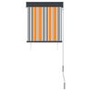 vidaXL Estor enrollable de exterior amarillo y azul 60x250 cm