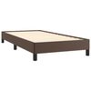 vidaXL Estructura de cama sin colch&oacute;n cuero sint&eacute;tico marr&oacute;n 80x200 cm