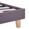 vidaXL Estructura de cama sin colchón tela gris taupe 180x200 cm