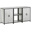 vidaXL Juego de Almacenamiento de Cocina HATTEM 3 uds. Plateado