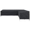 vidaXL Funda para muebles Negro 355 x 275 x 80 cm Tela Oxford 600D