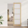 vidaXL Puerta Corredera ORKDAL Natural 78 x 232 cm