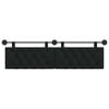vidaXL Cabecera Colgante Negro 170 x 55 x 7 cm tela