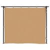 vidaXL Cenador con cortinas acero gris taupe 6x3 m