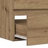 vidaXL Mueble de lavabo madera ingenier&iacute;a roble artisian 90x38,5x45 cm