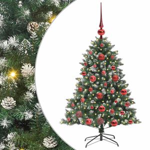 vidaXL &Aacute;rbol de Navidad artificial Verde 120 cm PVC, Pl&aacute;stico y Acero