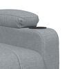 vidaXL Sill&oacute;n de masaje elevable tela gris claro